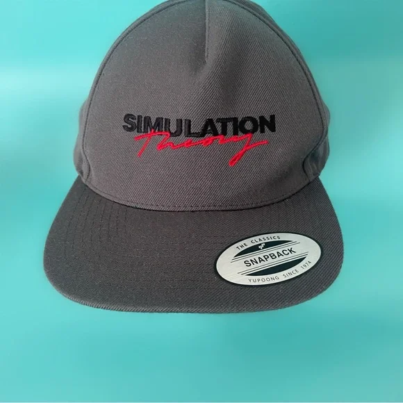 Muse band simulation theory hat concert merch unisex new with tags gray cap - Picture 3 of 6
